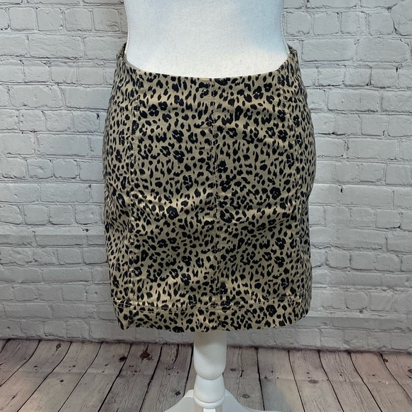 JOLT Mini Skirt Stretchy Cheetah-5 - Picture 2 of 3